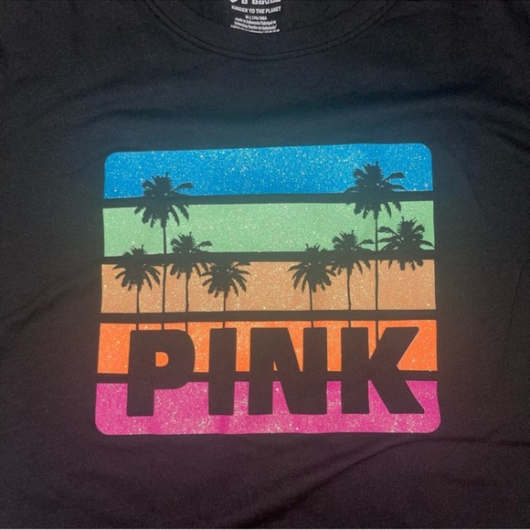 ‼️2 for $15‼️PINK‼️PINK VICTORIAS SECRET T-Shirt ⭐️SIZE M⭐️ - Picture 4 of 9